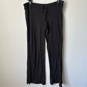 Victoria's Secret | Brown w/ Pink Polka Dots Pajama Pants